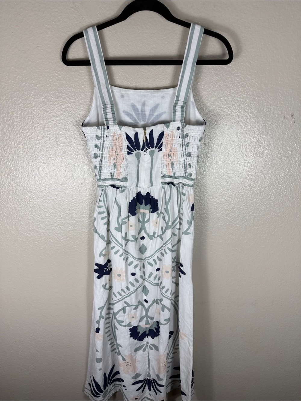 Cleobella Carmen Midi Dress in Liliana Blue Surf Print - Picture 7 of 11